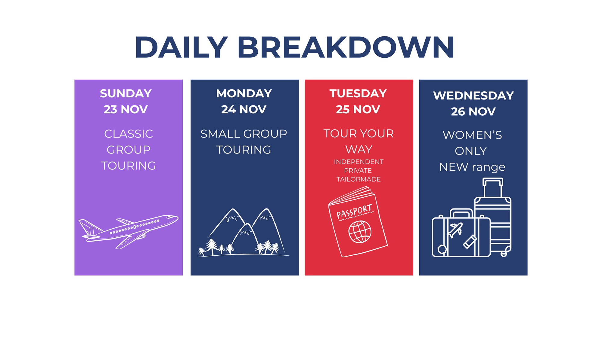 Black Friday webinar series schedule